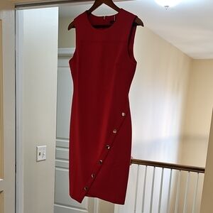 Tommy Hilfiger Red Asymmetrical Dress